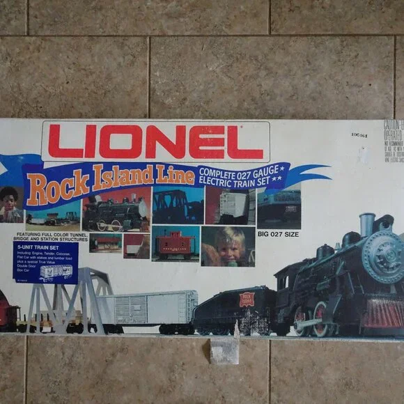 Lionel Rock Island Line - 027 Gauge - Electric Train Set - Vintage - Pre-owned - Picture 1 of 9